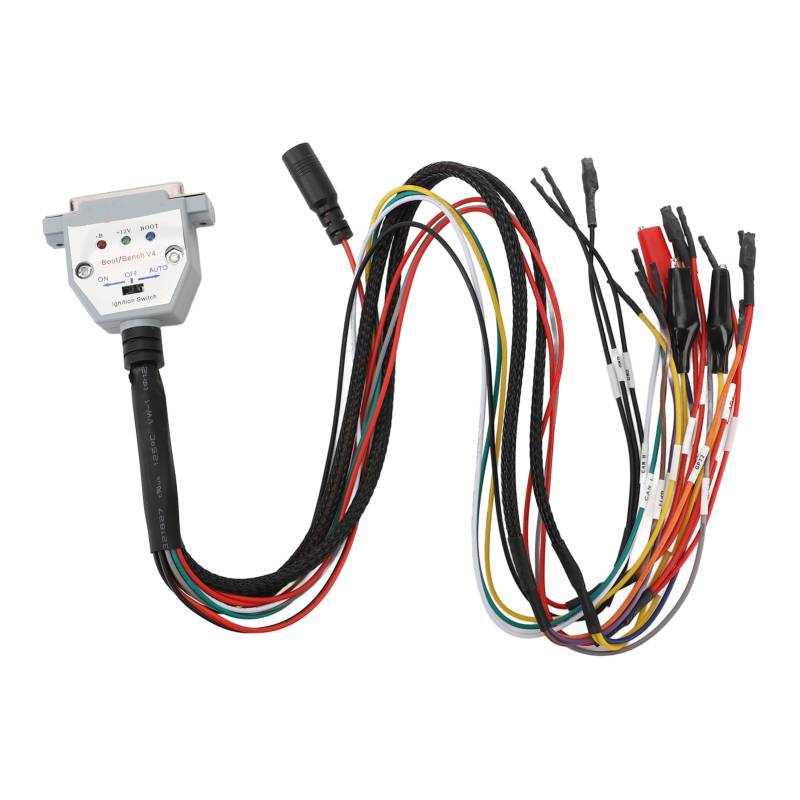 ECU-Boot-Bankkabel, 3 LED-Leuchten, Kofferraum-Bankkabel DB25 mit Schalter, ECU-Bank-Pinbelegungskabel für SM2 PRO J2534 VCI Lese-/Schreib-ECU von Pnuaticm