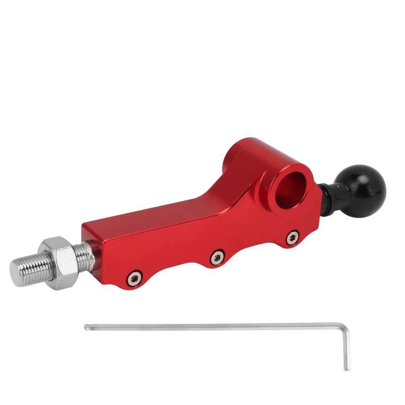 Pnuaticm Auto-Schalthebel, Verstellbarer Short-Throw-Schalthebel aus Aluminiumlegierung mit Sechskantschlüssel-Ersatz für SUBARUU WRX 2008–201 (Rojo) von Pnuaticm