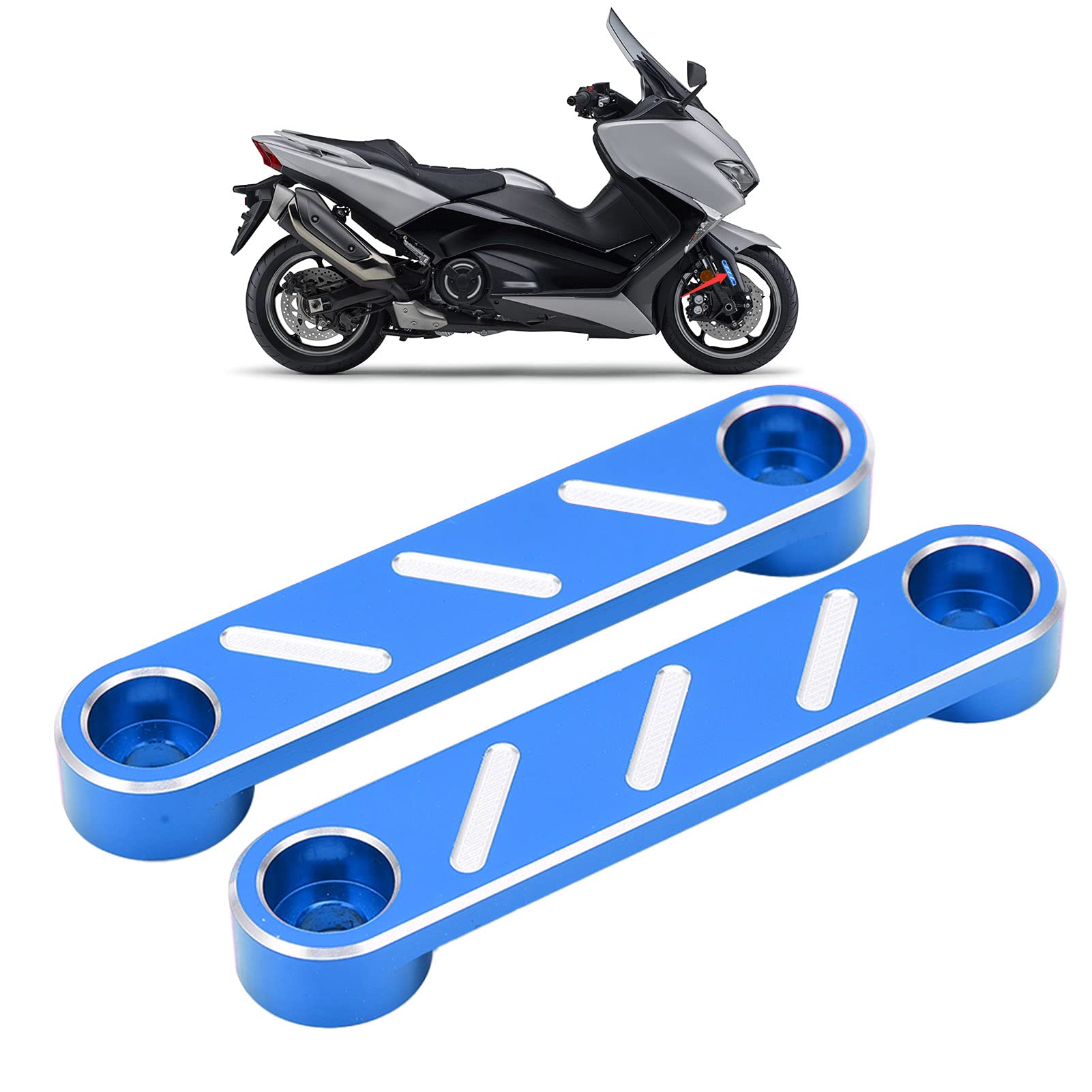 Pnuaticm Vorderachsplattenabdeckung, Motorrad-Modifikation, Ersatz für TMAX 530 2015 bis 2018 (Blue) von Pnuaticm