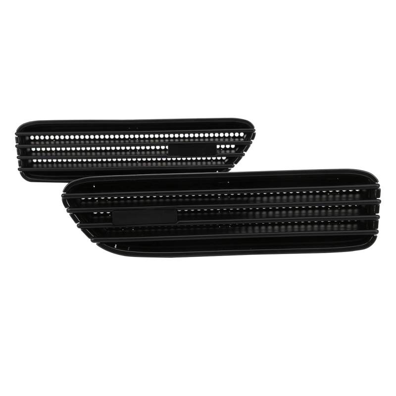 Seite FenderGrille 2PCS Side Air Vent Trim ABS für M Style Zubehör Ersatz für E46 E90 M3Mattschwarz von Pnuaticm