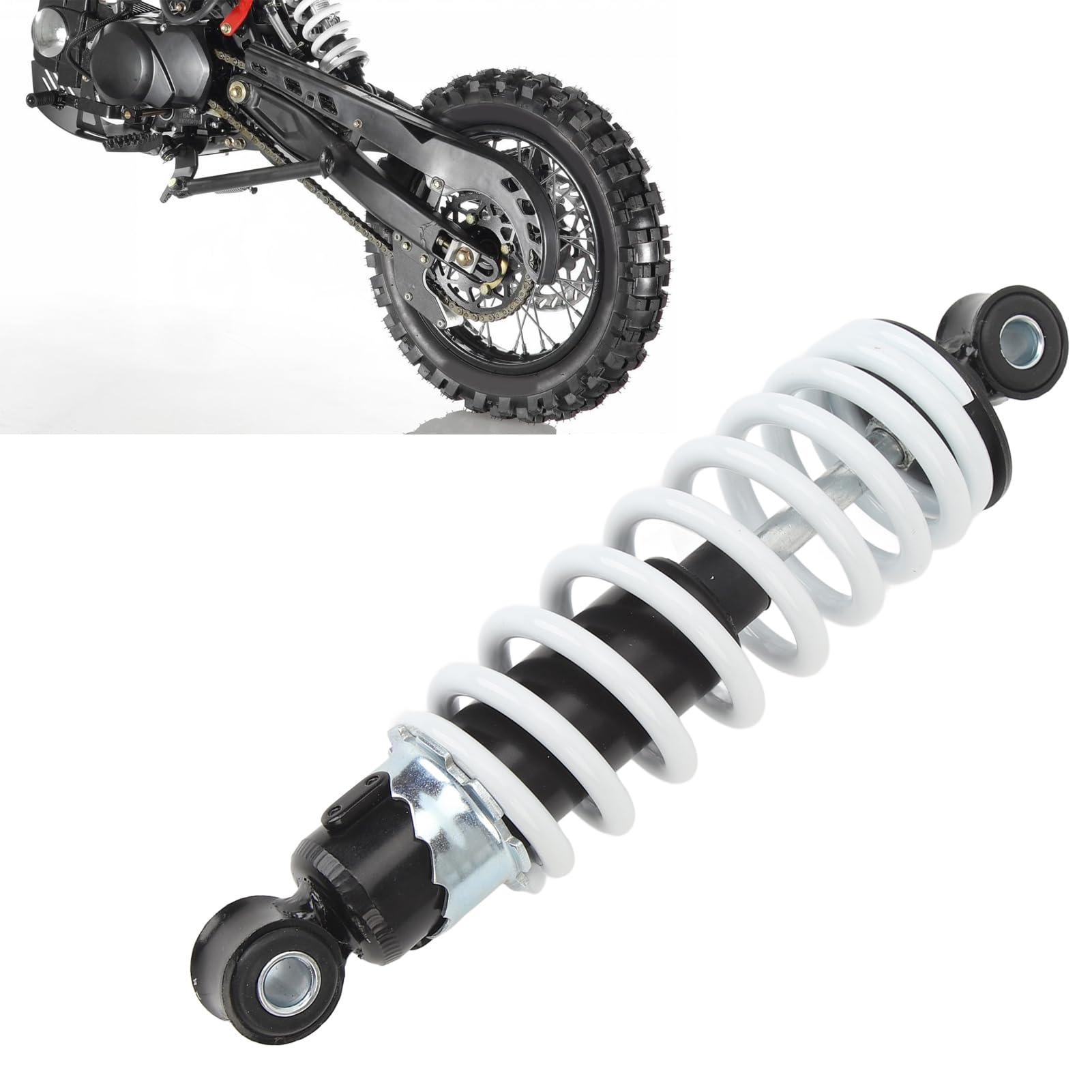 Stoßdämpfer, verstellbarer, wasserdichter, rostfreier Dämpfungsfeder-Stoßdämpfer für 50 70 90 110 Dirt Pit Bike von Pnuaticm