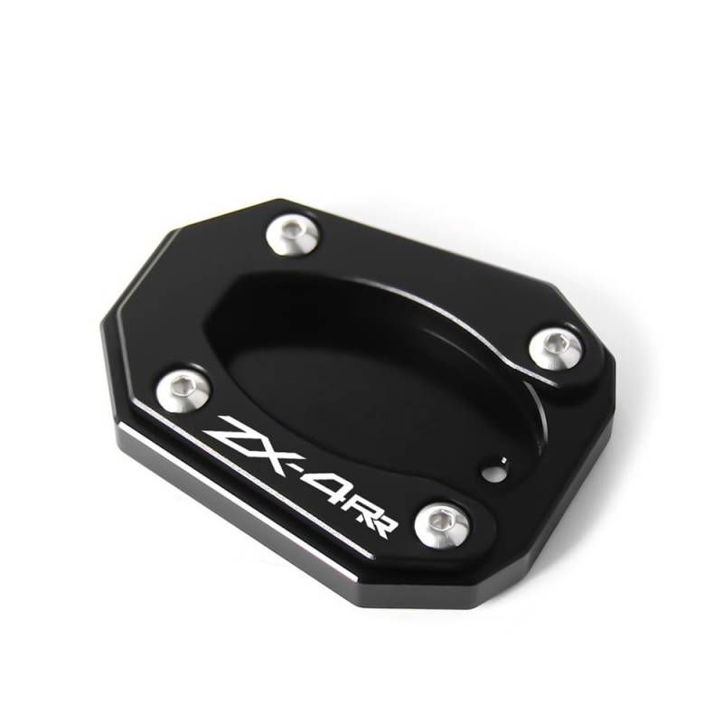 Seitenständer Vergrößerer Für Kawasaki Ninja ZX-4RR ZX-4R ZX4RR ZX4R ZX-25R 2023 2024 Motorrad Zubehör Kickstand Fuß Seite Stehen Enlarger Pad von PochY