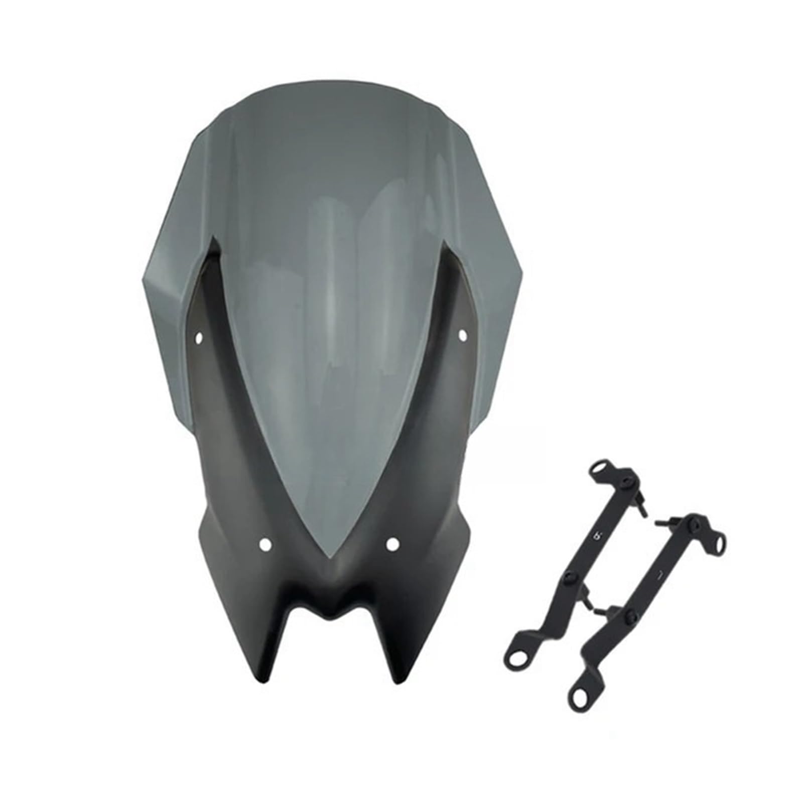 Windabweiser für die Windschutzscheibe Für Kawasaki Z900 Z650 2020-2023 Motorradzubehör Front Acryl Windschutzscheibe Windschutz Deflektor Kit von PochY