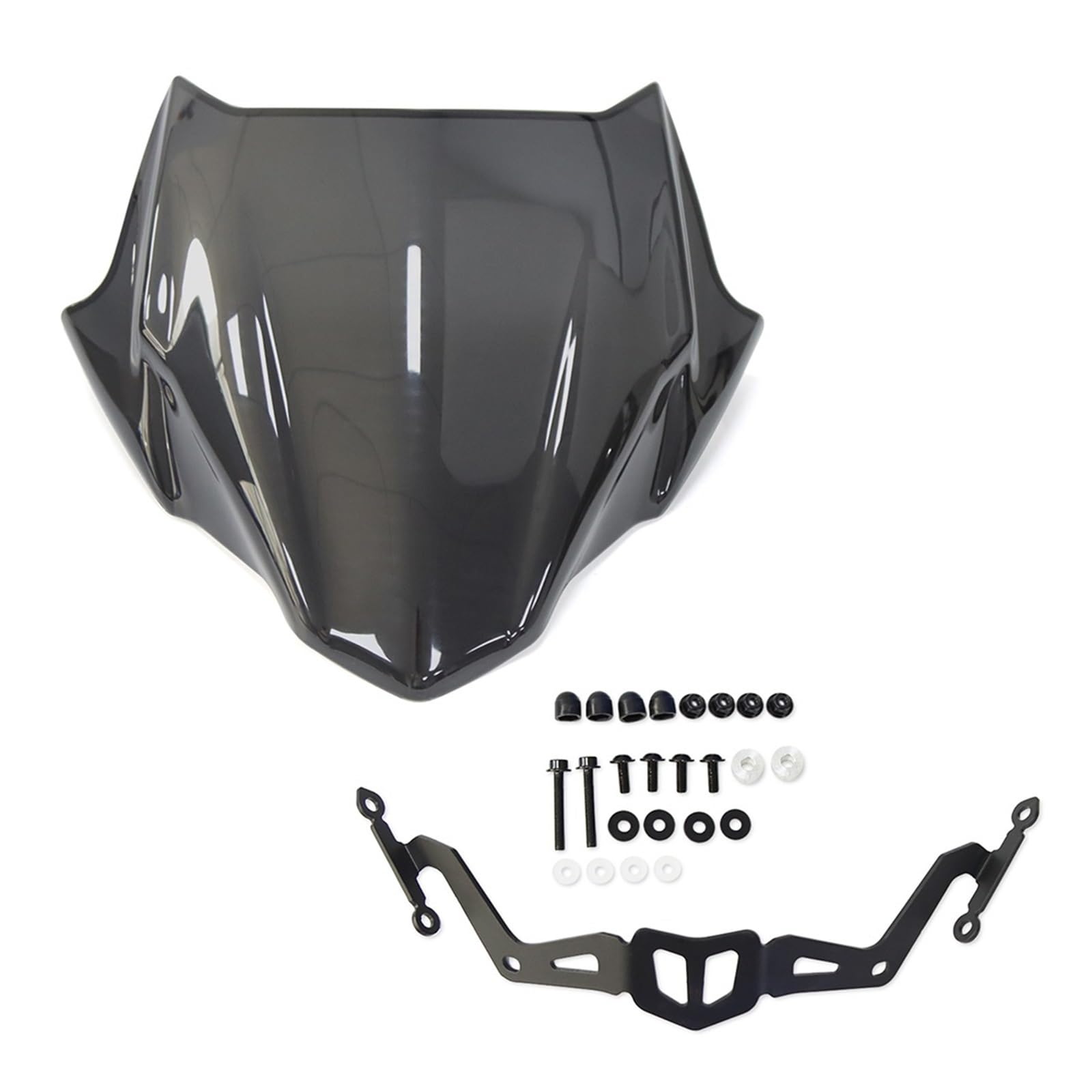 Windabweiser für die Windschutzscheibe Für Yam&aha MT03 MT25 MT-03 MT 25 03 2020-2024 Motorradzubehör Windschutzscheibe Windscreens Windabweiser Viser Grau von PochY