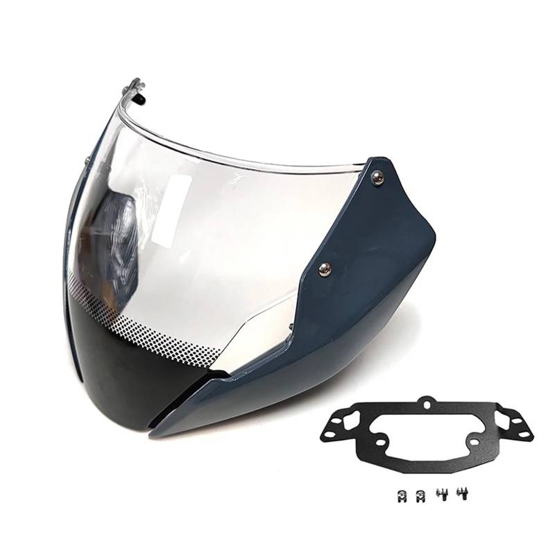 Windabweiser für die Windschutzscheibe Motorrad-Frontscheibe Windschild Zubehör Fit für Duc&ati Mo&nster 797 1200S 821 2018-2023 Windschutzscheibe Air Deflektor von PochY