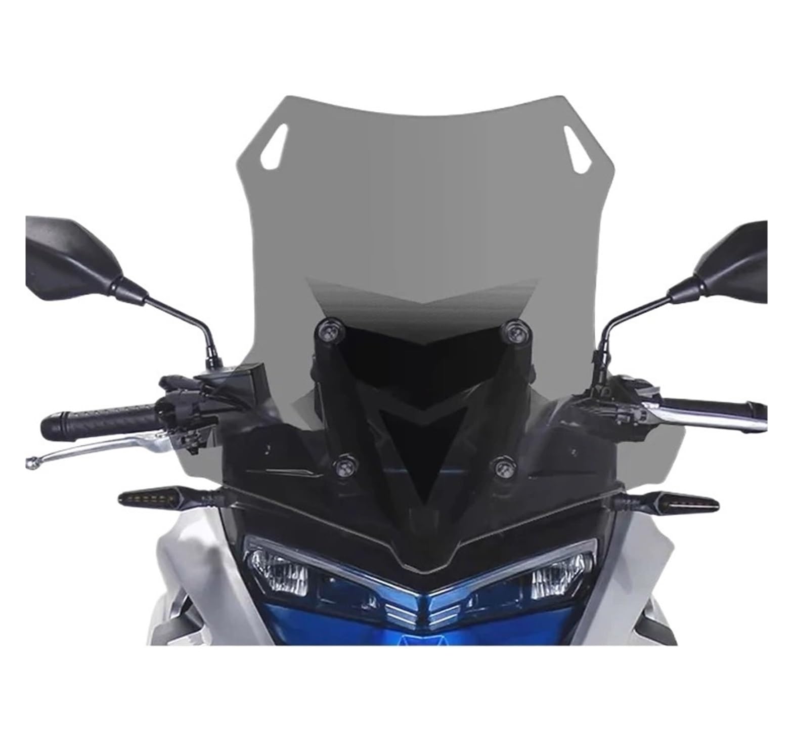 Windabweiser für die Windschutzscheibe Motorrad Frontscheibe Windschutz Deflektor Für VOGE Valico DS525X DSX525 Zubehör Heighten Windschutzscheibe von PochY