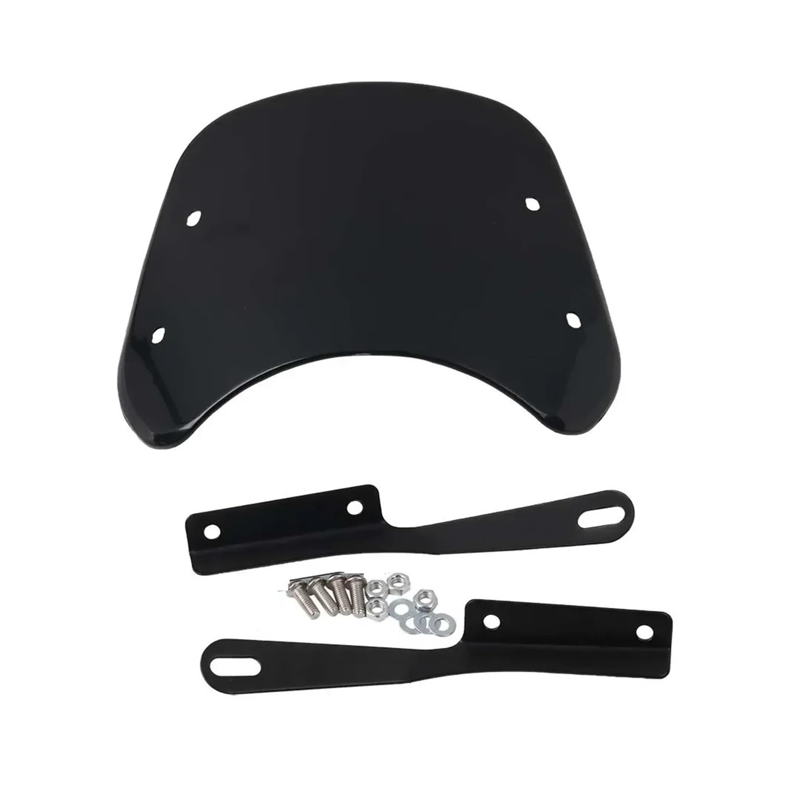 Windabweiser für die Windschutzscheibe Motorrad Universal Schwarz Windschutzscheibe Windabweiser Windschutzscheibe Verkleidung Für Har&Ley Für Hon&da Für Yam&aha von PochY