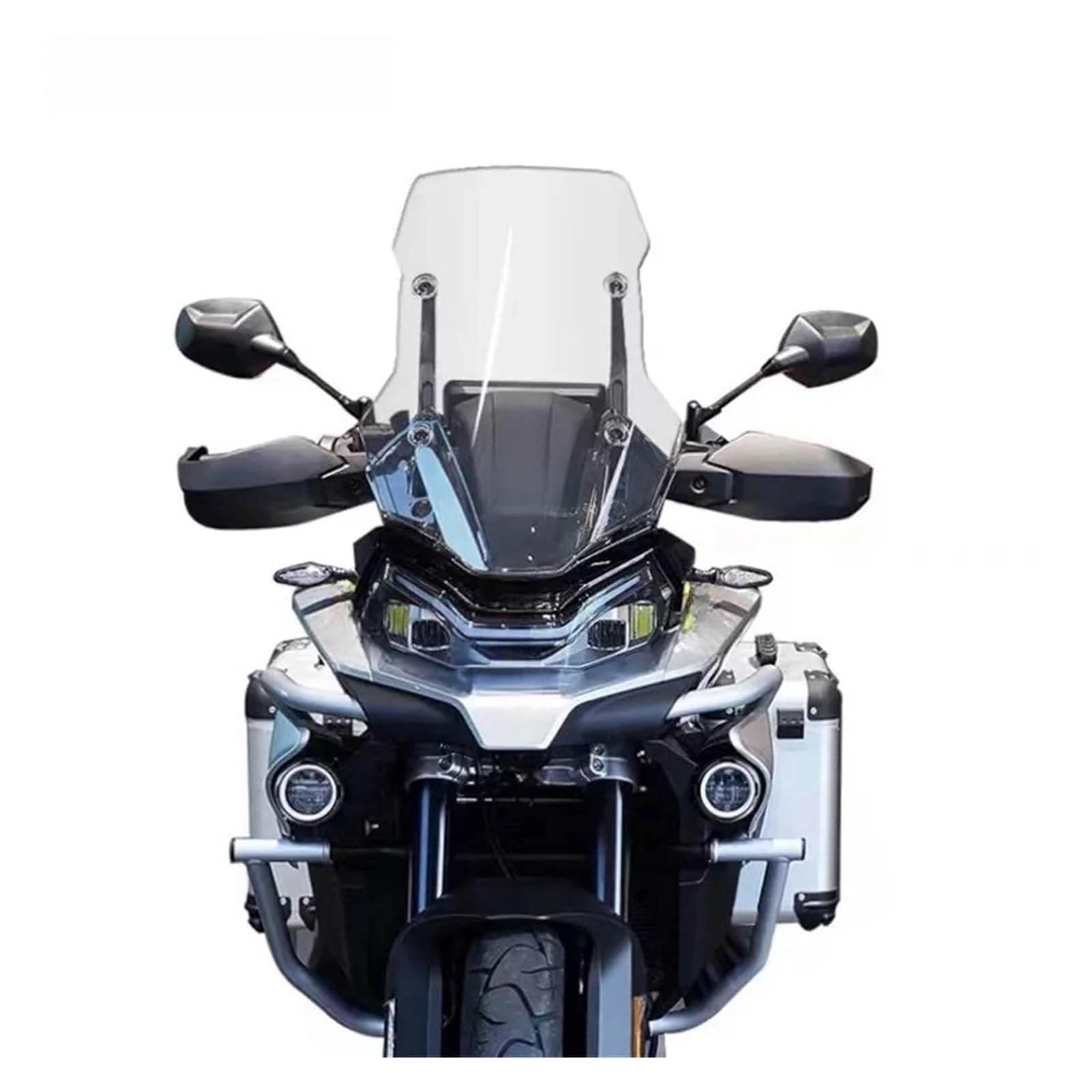 Windabweiser für die Windschutzscheibe Rauchgrau 56CM Motorrad Windschutzscheibe Windschutz Für CFMOTO 800MT 800 MT MT800 Wind Shield Bildschirm Windabweiser von PochY