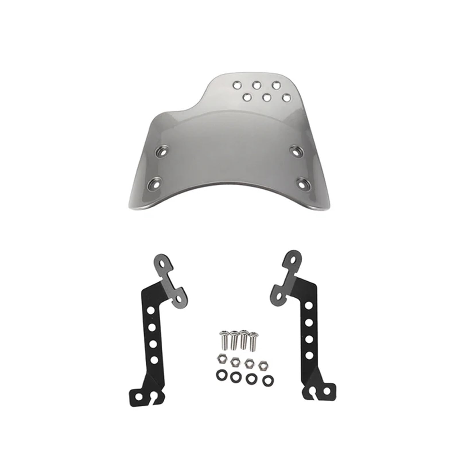 Windabweiser für die Windschutzscheibe Universal Front Motorrad Windschutz Windschutz Fliegengitter Wind Schild Schutz Silber/Gelb Für Duc&ati Scrambler von PochY