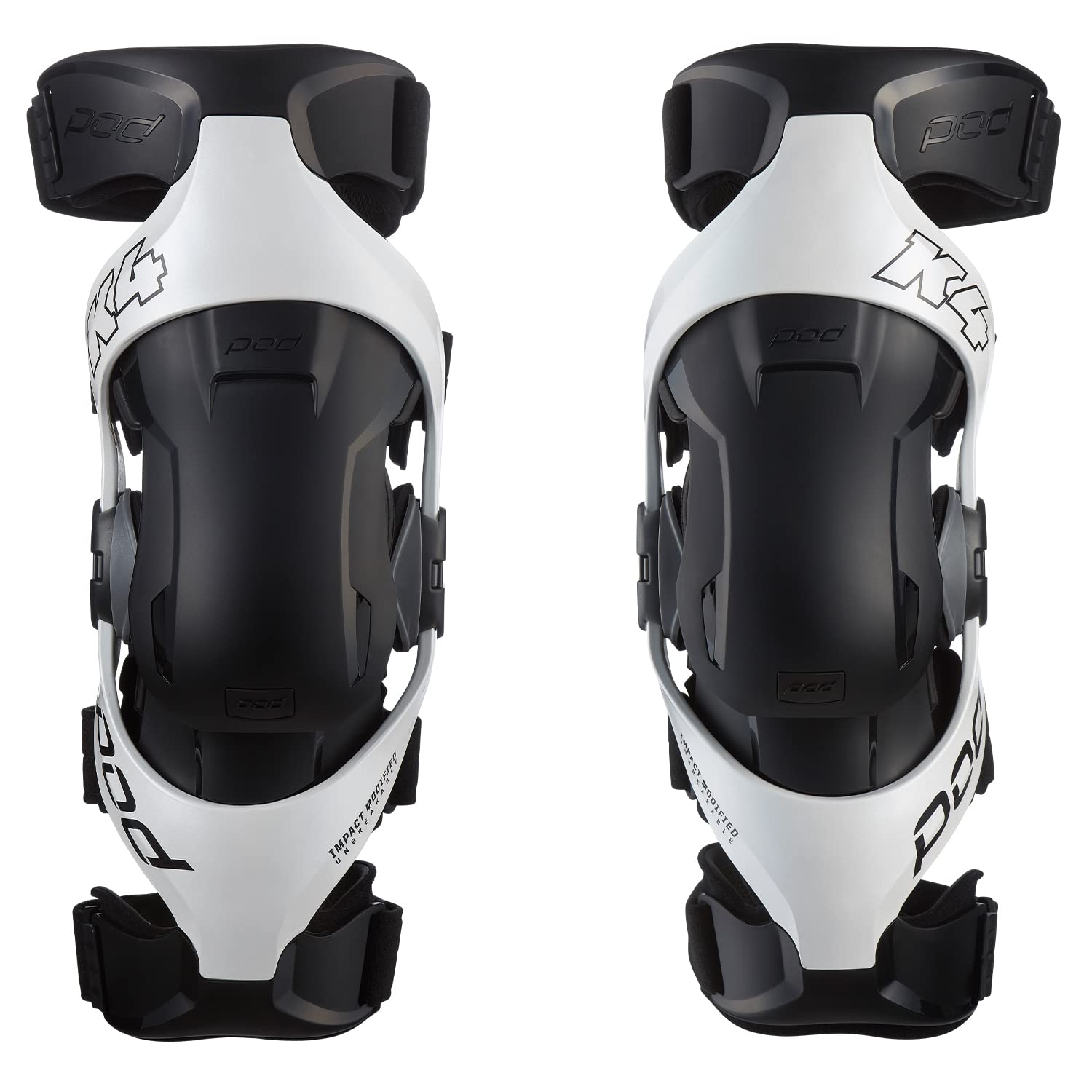 Pod Active K4 2.0 Knee Brace (Pr) White/Black Xl/Xxl von Pod