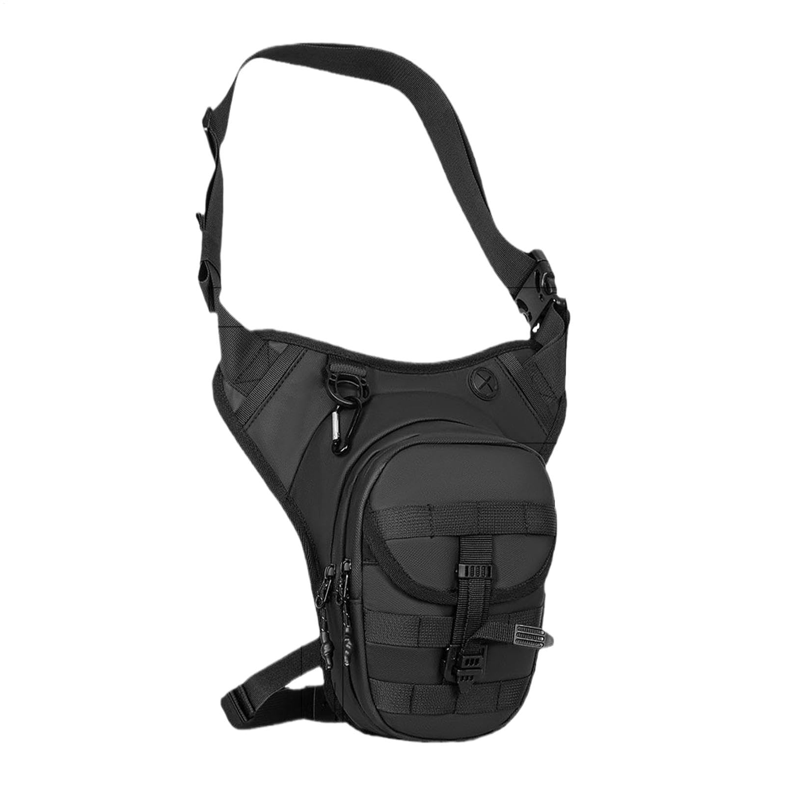 Motorrad-Beintasche, Multi-Pocket-Oberschenkeltasche, Oberschenkelgurt, Hüft-, Oberschenkeltasche, Reitzubehör, verstellbar, wasserdicht, Reitgürteltasche für Damen und Herren von Pokronc