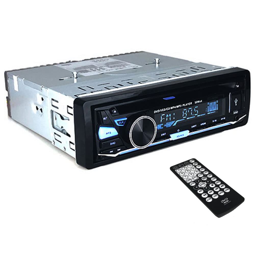 PolarLander Universal 1 Din Autoradio Radio Audio Player Abnehmbare Frontplatte CD DVD MP3 Player mit FM Aux Eingang SD/USB Port von PolarLander