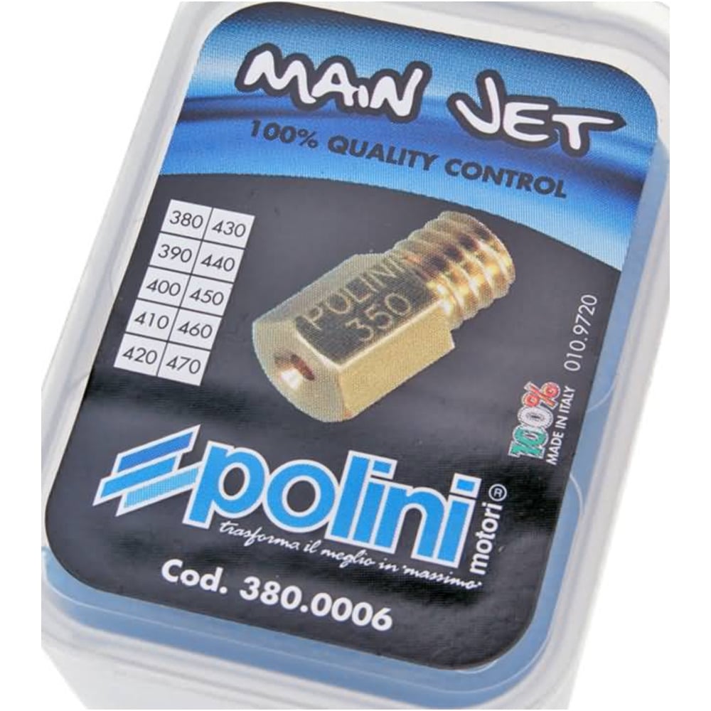 Hd main jet vergaser hauptdüsenset polini für mikuni vergaser 380-470 380.0006 von Polini