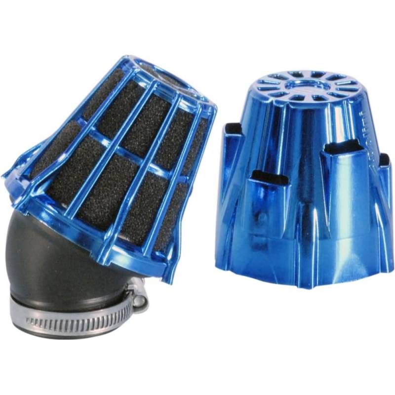 Lufi luftfilter polini blue air box 42mm 30° blau-schwarz 203.0115 von Polini