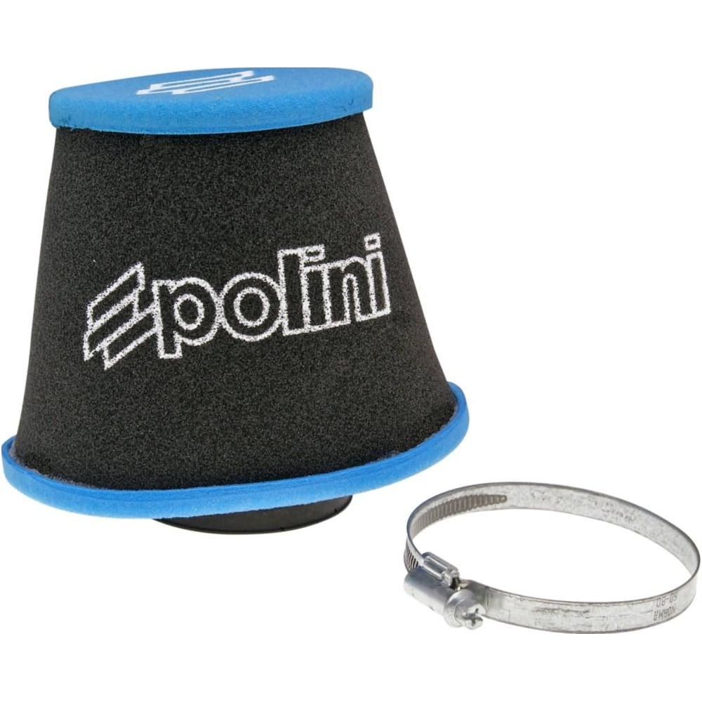 Luftfilter polini big evolution 48mm gerade schwarz-blau 203.0150 von Polini