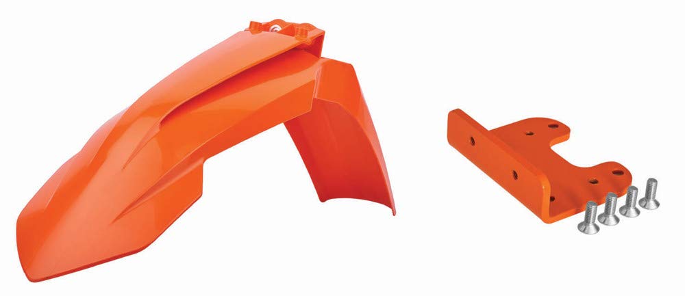 KTM SX/SX-F - Modelles 2007-12 - EXC/EXC-F - 2008-13 - Vorderradschutzblech Adapter Kit Orange von Polisport