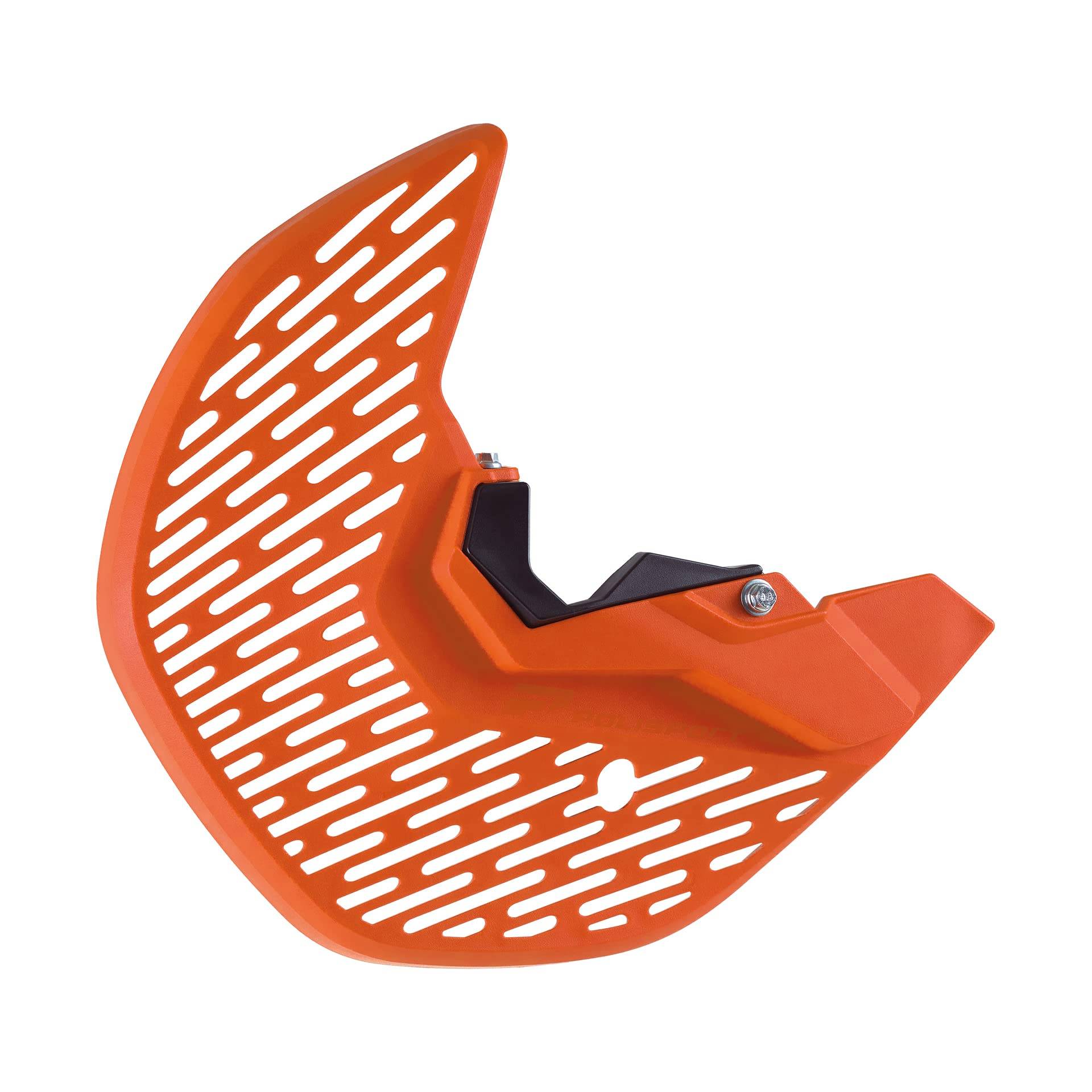 POLISPORT 8158500003 - Untere Gabel und MX-Scheibenschutz aus schlag- und abriebfestem Kunststoff kompatibel mit Motorrädern KTM in Farbe Orange von Polisport
