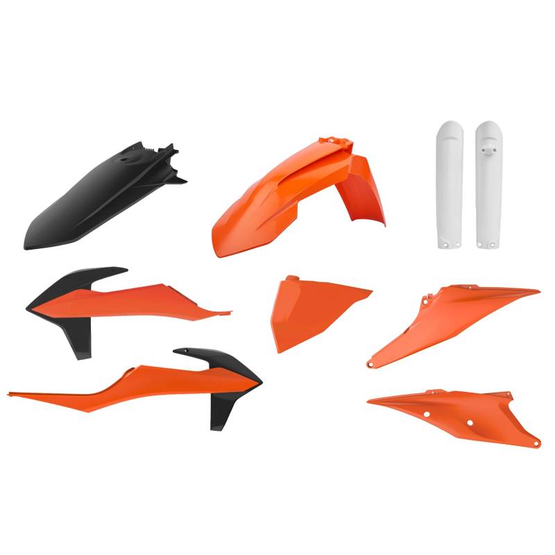 POLISPORT 91015 - Polisport Enduro Plastic Replica Kit für diejenigen, die OEM-Qualität suchen für KTM Motorräder in Farbe OEM von Polisport