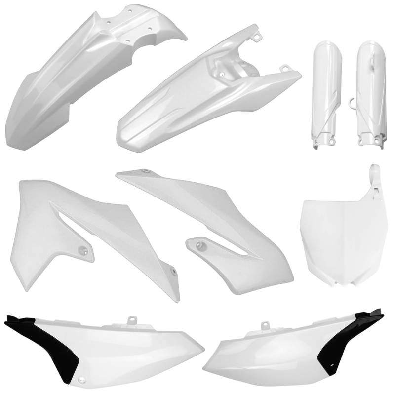 POLISPORT 91341 - Polisport MX Plastic Replica Kit für diejenigen, die OEM-Qualität suchen für Motorräder Yamaha in Farbe Weiß von Polisport