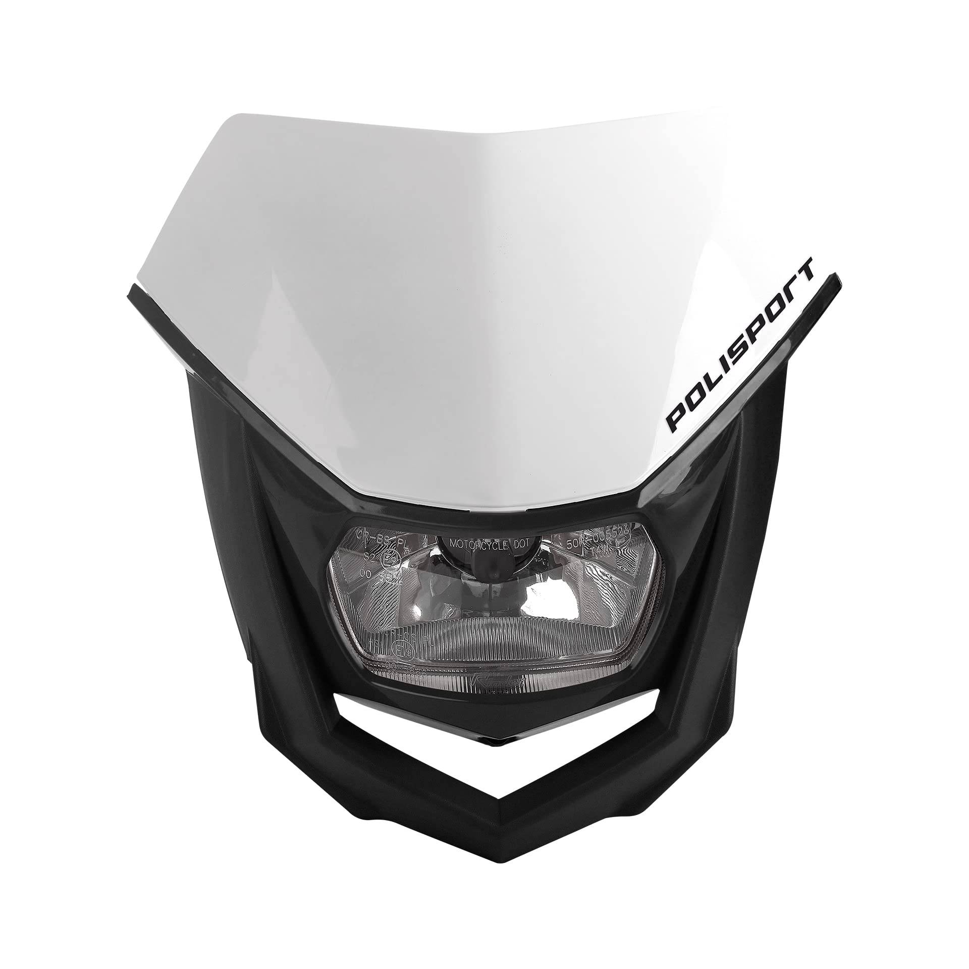 Polisport Scheinwerfer Maske weiss HALO von Polisport