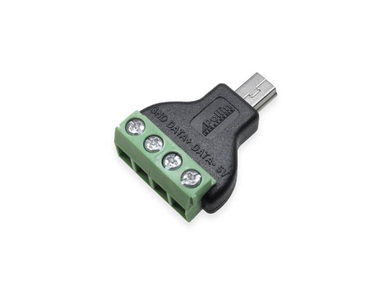 Steckverbinder, Mini-USB, Schraubanschl, Stecker von Pollin