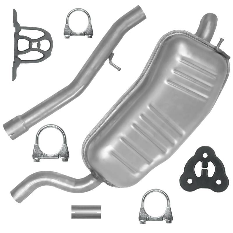 Auspuff Endtopf für BMW 3er E46 1998-09/2005 2.0 D von Polmo