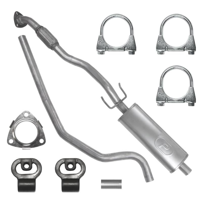 Schalldämpferset Auspuff Mitteltopf für Opel Corsa 4 IV D 2006-2014 1.4 Schrägheck von Polmo