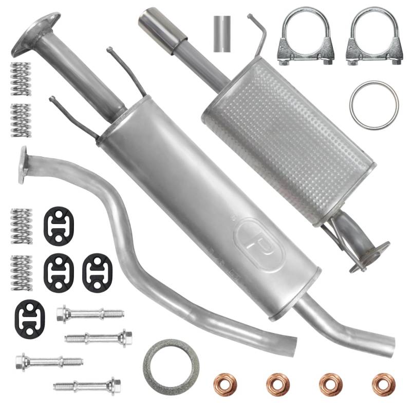 Schalldämpferset Auspuffanlage Auspuff für Nissan Juke 1 I F15 2010-11/2019 1.6 von Polmo