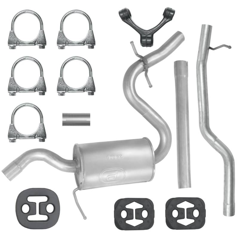 Schalldämpferset Auspuffanlage Auspuff für Octavia 2 II 2004-06/2013 1.6 TDI 2.0 TDI von Polmo