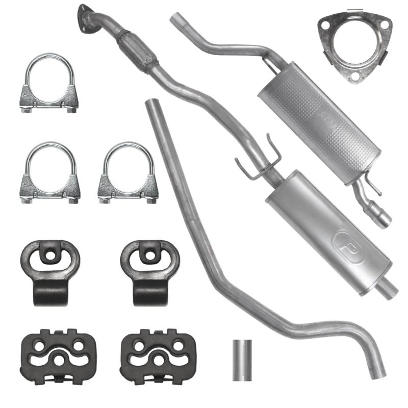 Schalldämpferset Auspuffanlage Auspuff für Opel Corsa 4 IV D 2010-2014 1.4 von Polmo