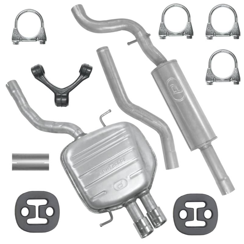 Schalldämpferset Auspuffanlage Auspuff für VW Passat CC 2008-08/2010 2.0 TDI von Polmo