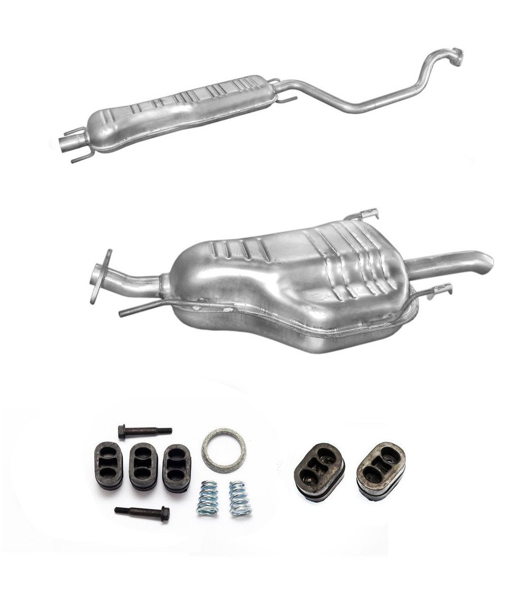 Auspuff Endtopf Mitteltopf + Montagezubehör Neu(passend für das angegebene Fahrzeug ,siehe Artikelbeschreibung) von Polmostrow