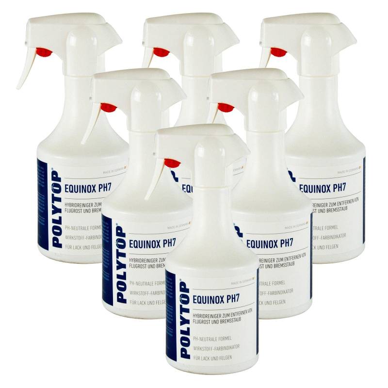 Polytop 6X Equinox PH7 Felgenreiniger Felgenreinigung Flugrostentferner 500 ml von Polytop