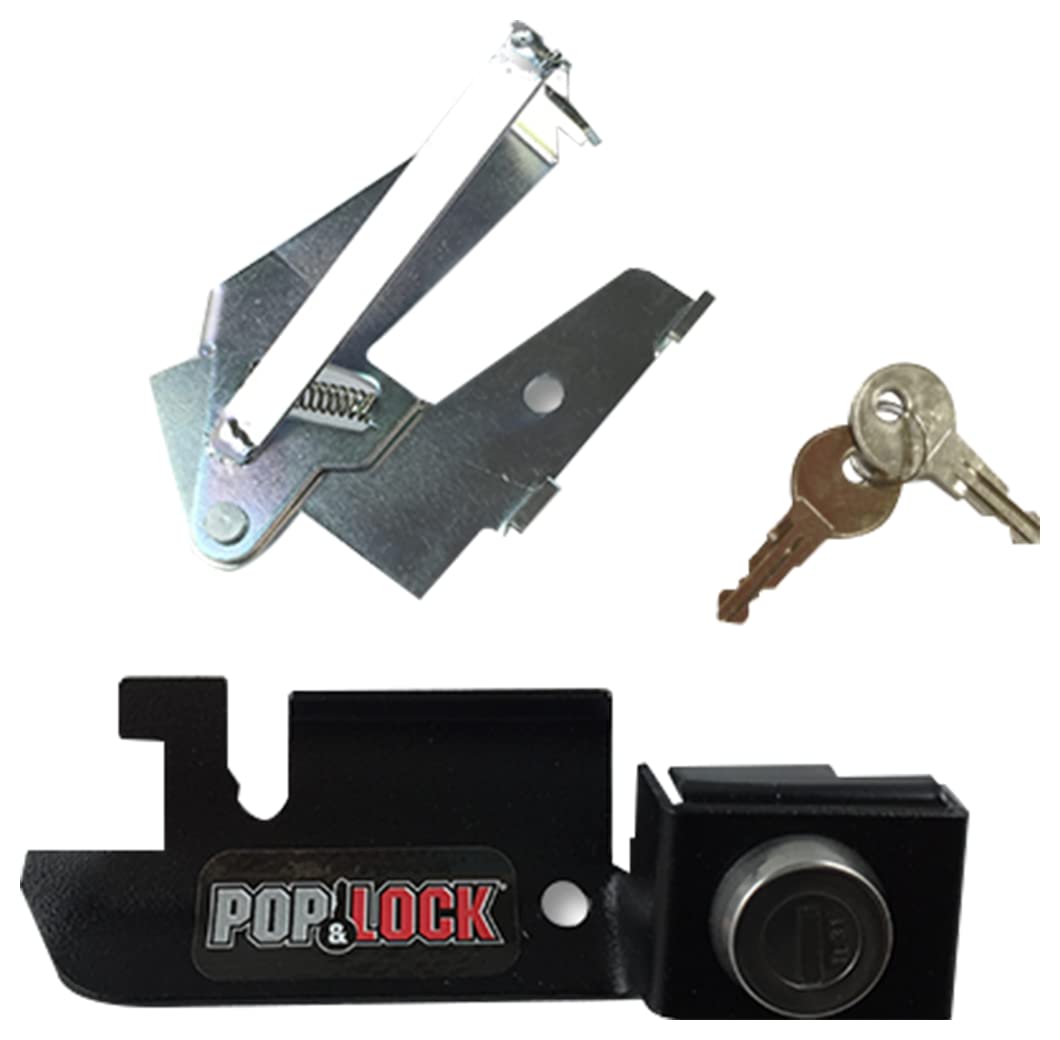 Pop & Lock PL2300 schwarzes manuelles Heckklappenschloss (funktioniert nur mit Werksstahlgriff). von Pop & Lock