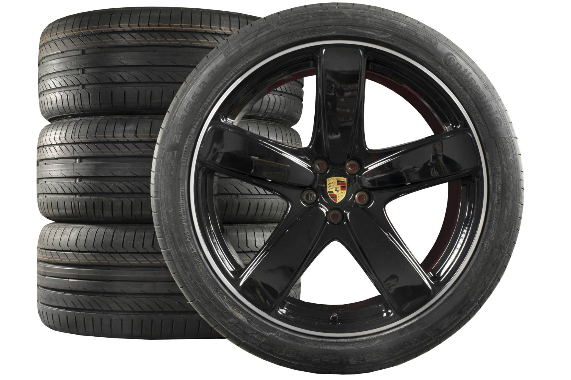 Kompatibel mit Macan 95B.1 21"Sport Classic Schwarz Sommerräder/wheel set 95B04460224 von Porsche