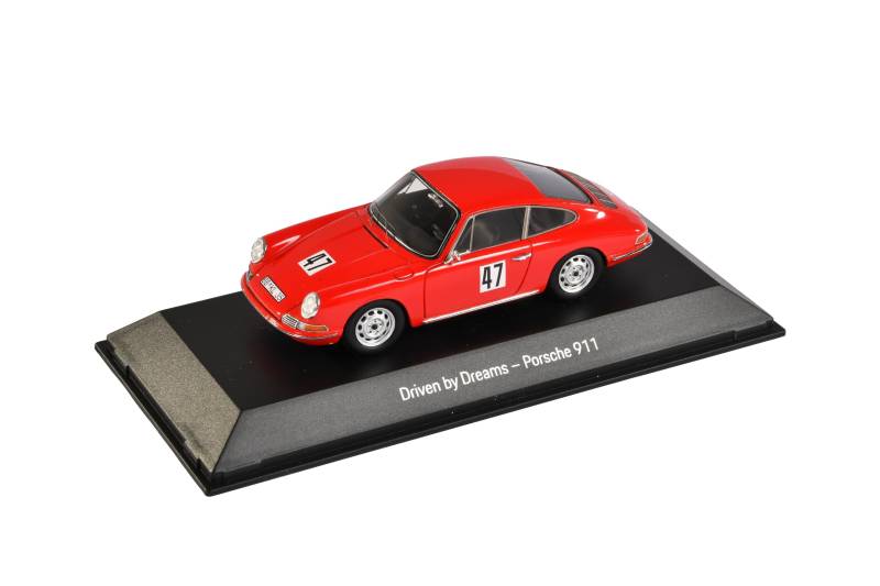 Kompatibel mit Porsche 911 2.0 Eberhard/Mahle, Driven by Dreams/75Y rot Spark Maßstab 1:43 von Porsche