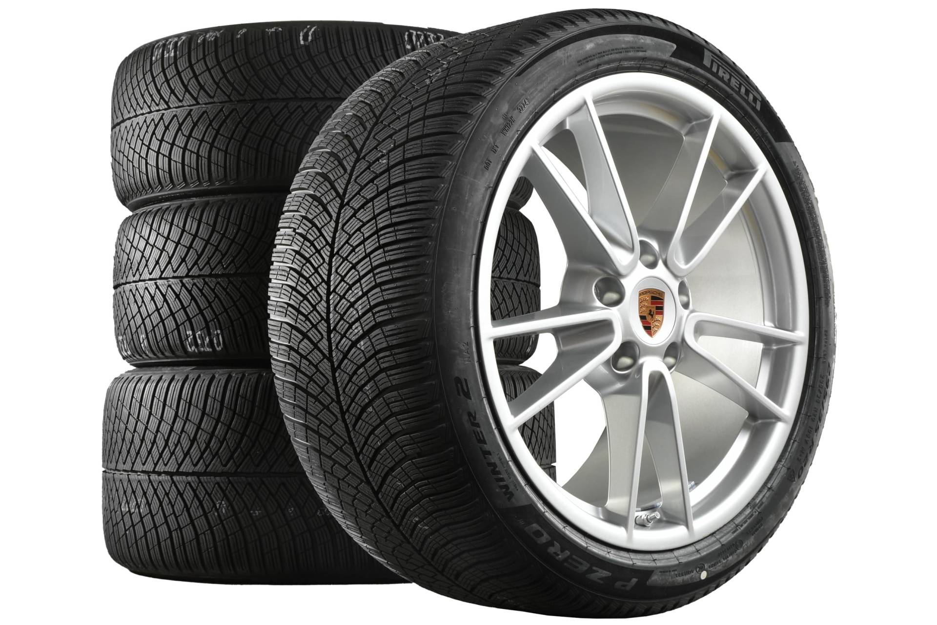 Kompatibel mit Porsche 911 992.2 19 "+ 20" Carrera Winterrädersatz/Winter Wheel Set von Porsche