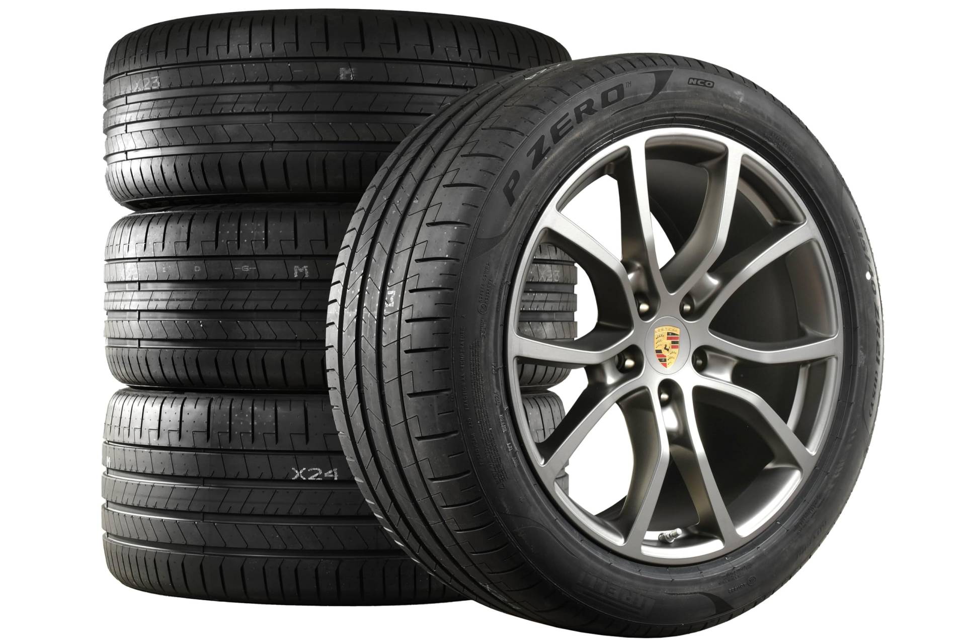 Kompatibel mit Porsche Cayenne Coupé E3/9Y0 II 23-21" Exclusive D. Sommerräder 9Y0044643H OB5 von Porsche