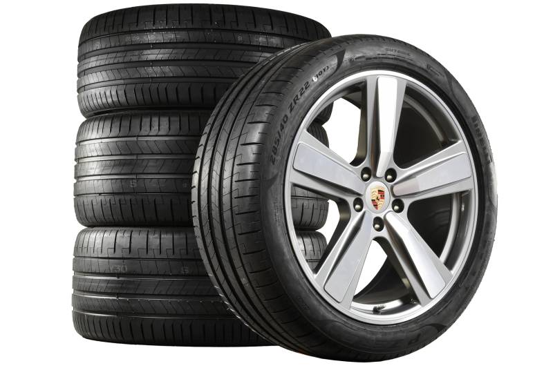 Kompatibel mit Porsche Cayenne Coupé E3/9Y0 II 24-22" Exclusive D.Sport Sommerräder 9Y0044643Q von Porsche