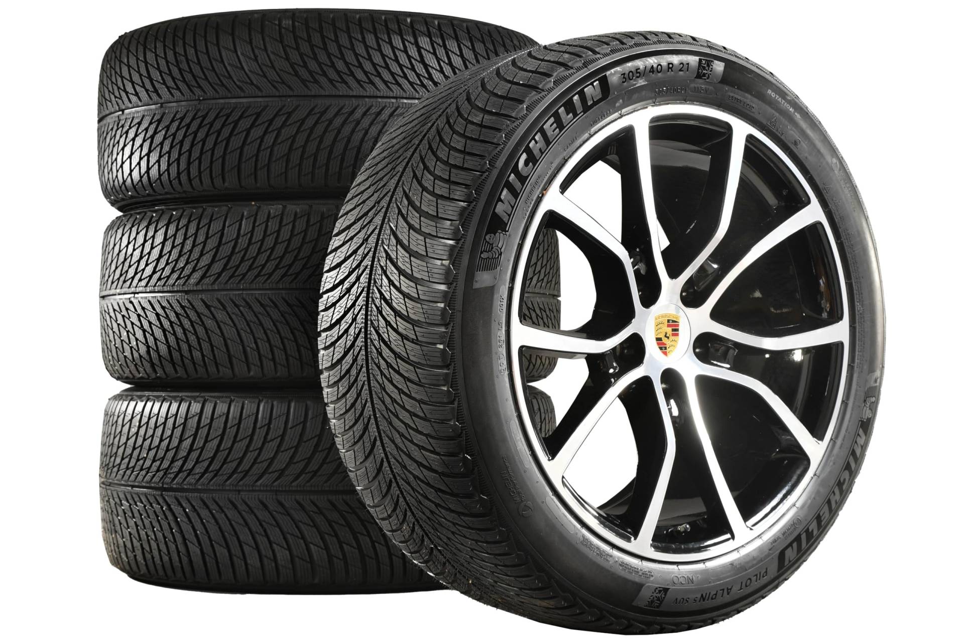 Kompatibel mit Porsche Cayenne E3/9Y0 II 2023-21" Exclusive Desin Winterräder Satz 9Y0044603H von Porsche