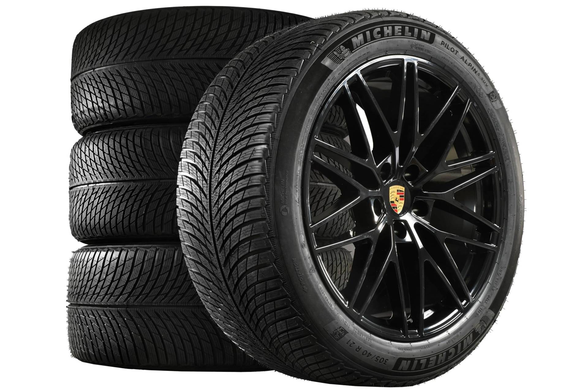 Kompatibel mit Porsche Cayenne E3/9Y0 II 2023-21" RS Spyder Winterräder Satz SCHWARZ von Porsche