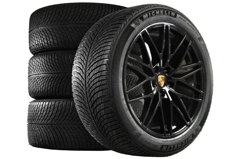 Kompatibel mit Porsche Cayenne E3/9Y0 II 2023-21" RS Spyder Winterräder Satz SCHWARZ von Porsche