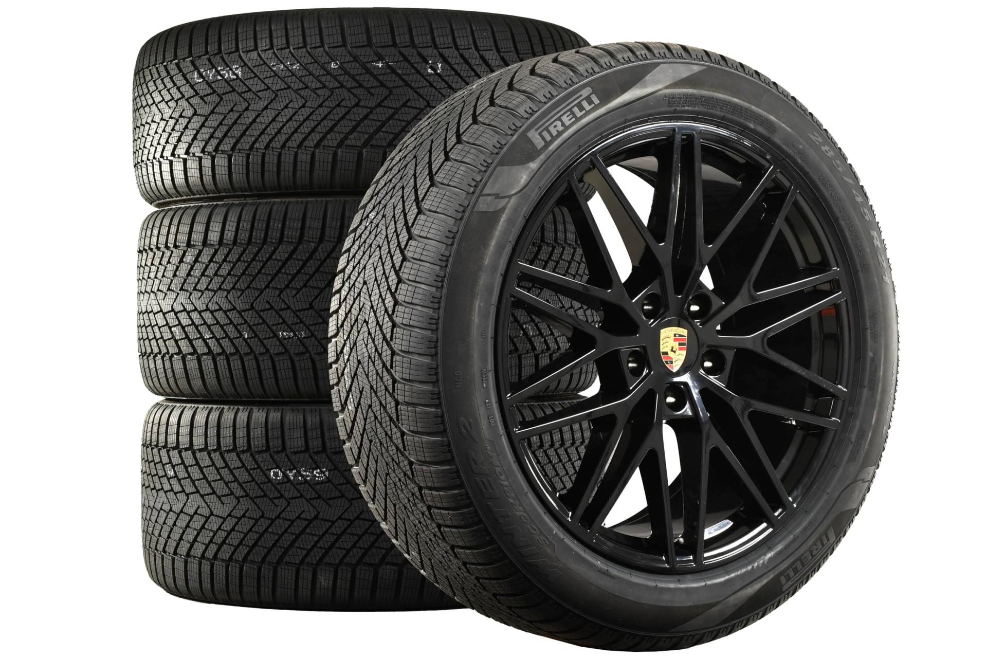 Kompatibel mit Porsche Cayenne E3/9Y0 II 2023-21" RS Spyder Winterräder Satz SCHWARZ von Porsche