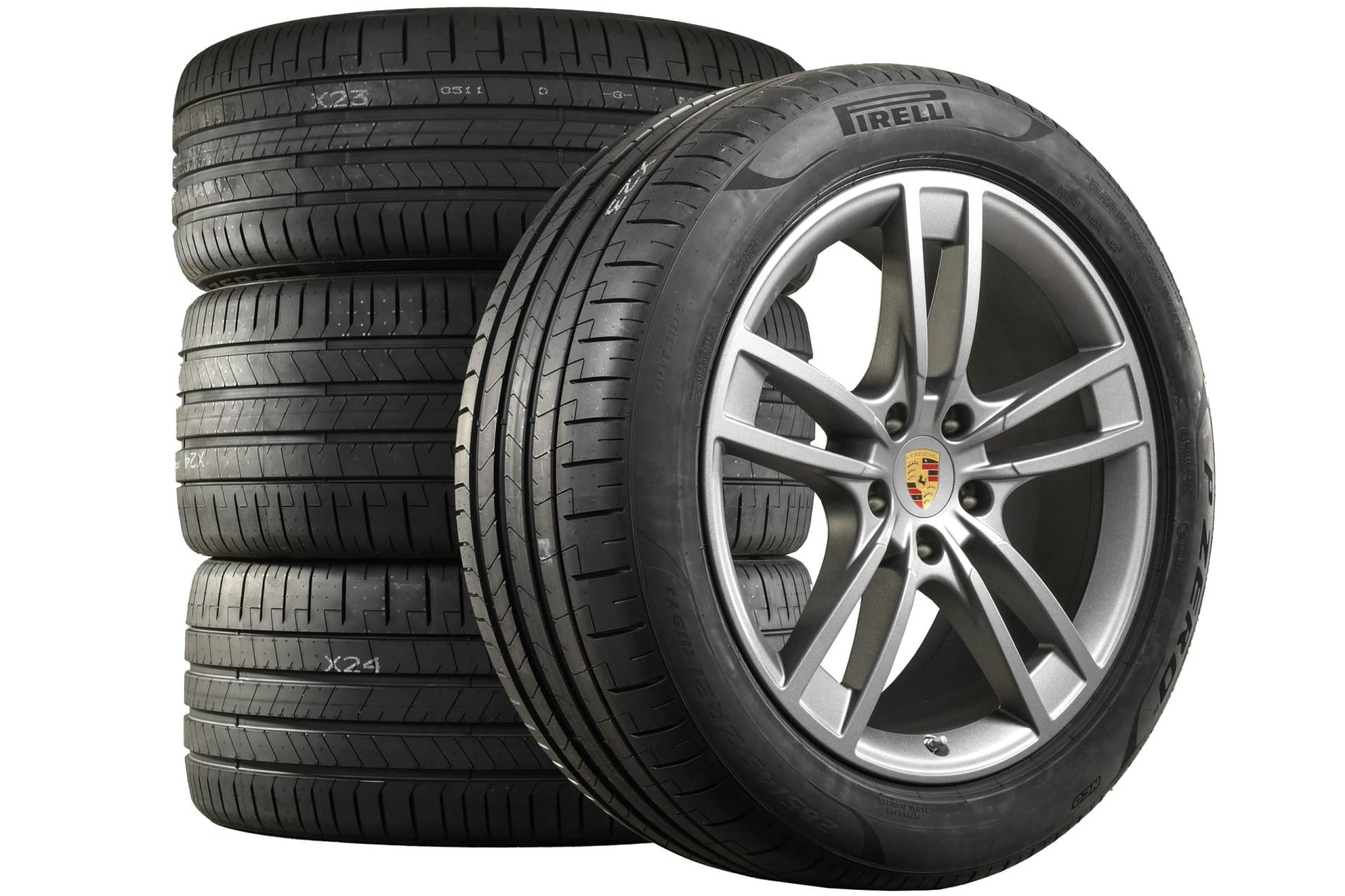 Kompatibel mit Porsche Cayenne E3/9Y0 II 2023-21" Turbo Design Sommerräder Satz 9Y0044663K von Porsche