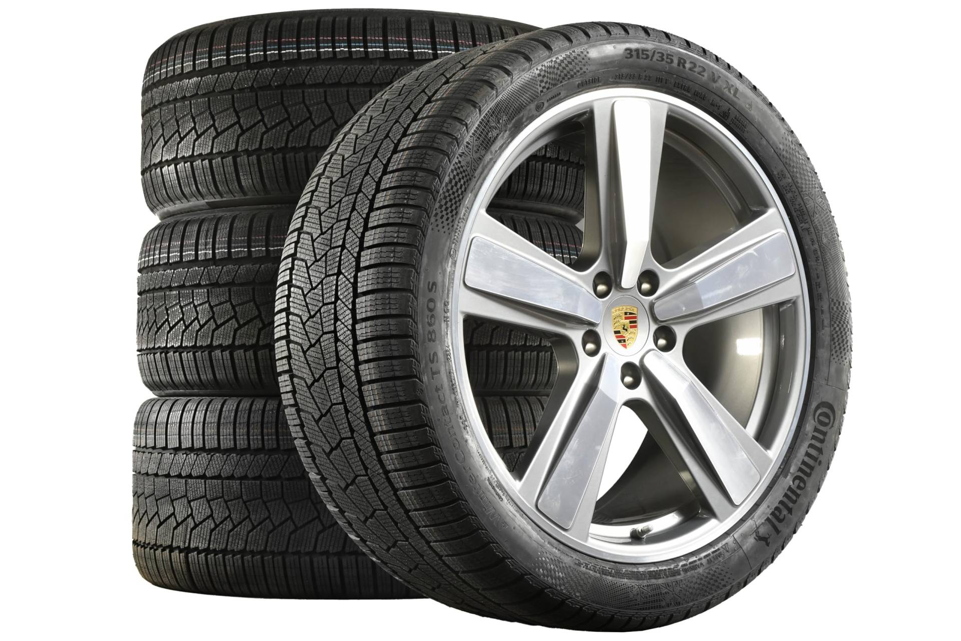 Kompatibel mit Porsche Cayenne E3/9Y0 II 2023-22" Winterräder Exclusive DesignSport 9Y0044603Q von Porsche