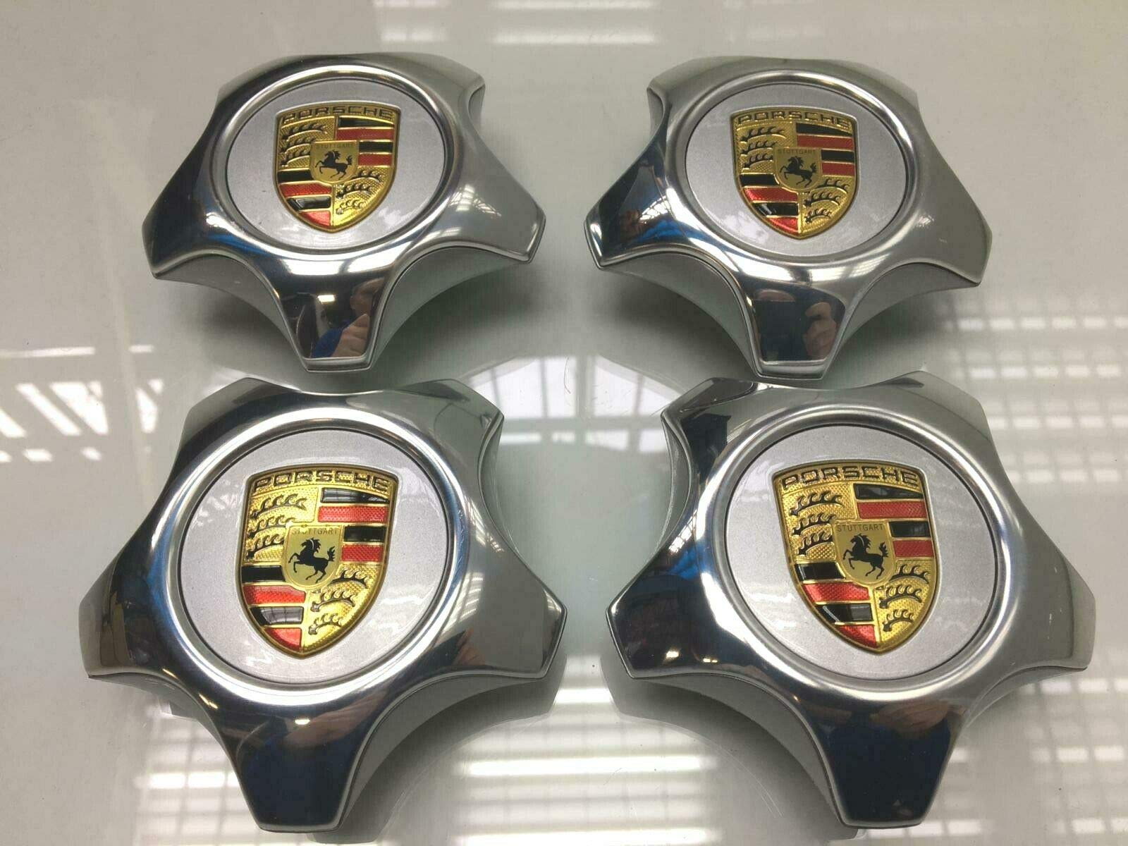 Porsche 1x Cayenne 955 957 NABENDECKEL FELGENDECKEL Deckel 7L5601149J 7L5601149C (4) von Porsche