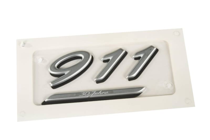 Porsche 911 964 Jubiläumsmodell Schriftzug/Logo"911 30 Jahre" silbern von Porsche