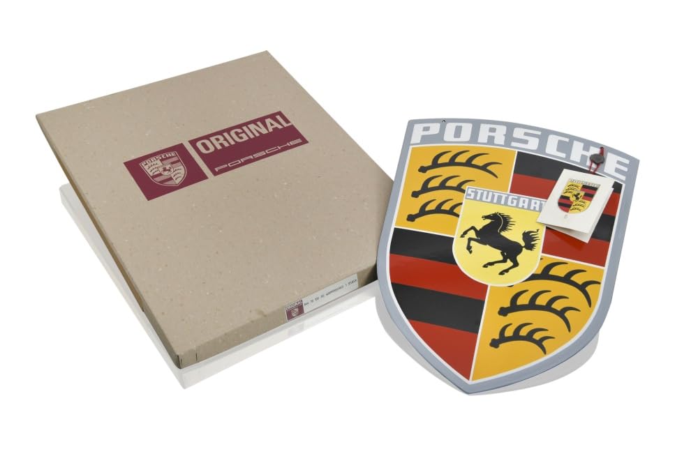 Porsche Classic Emailleschild Wappen von Porsche