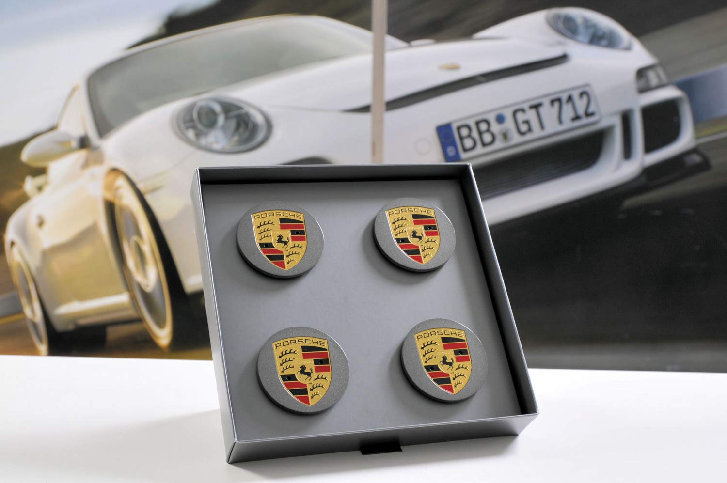 Porsche Macan Radzierdeckel Satz für 20" RS SPYDER Felgen/hub cap SET von Porsche