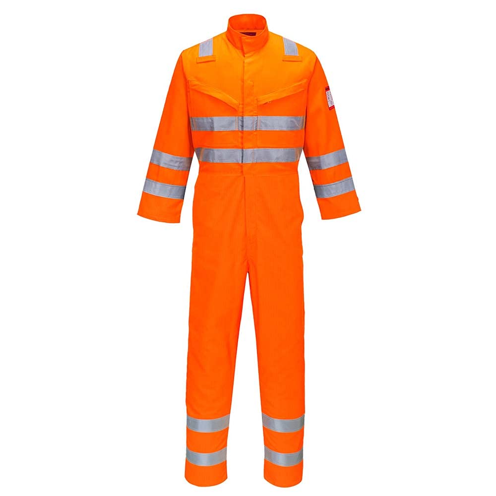 Araflame Hi-Vis Coverall, colorOrange talla Large von Portwest